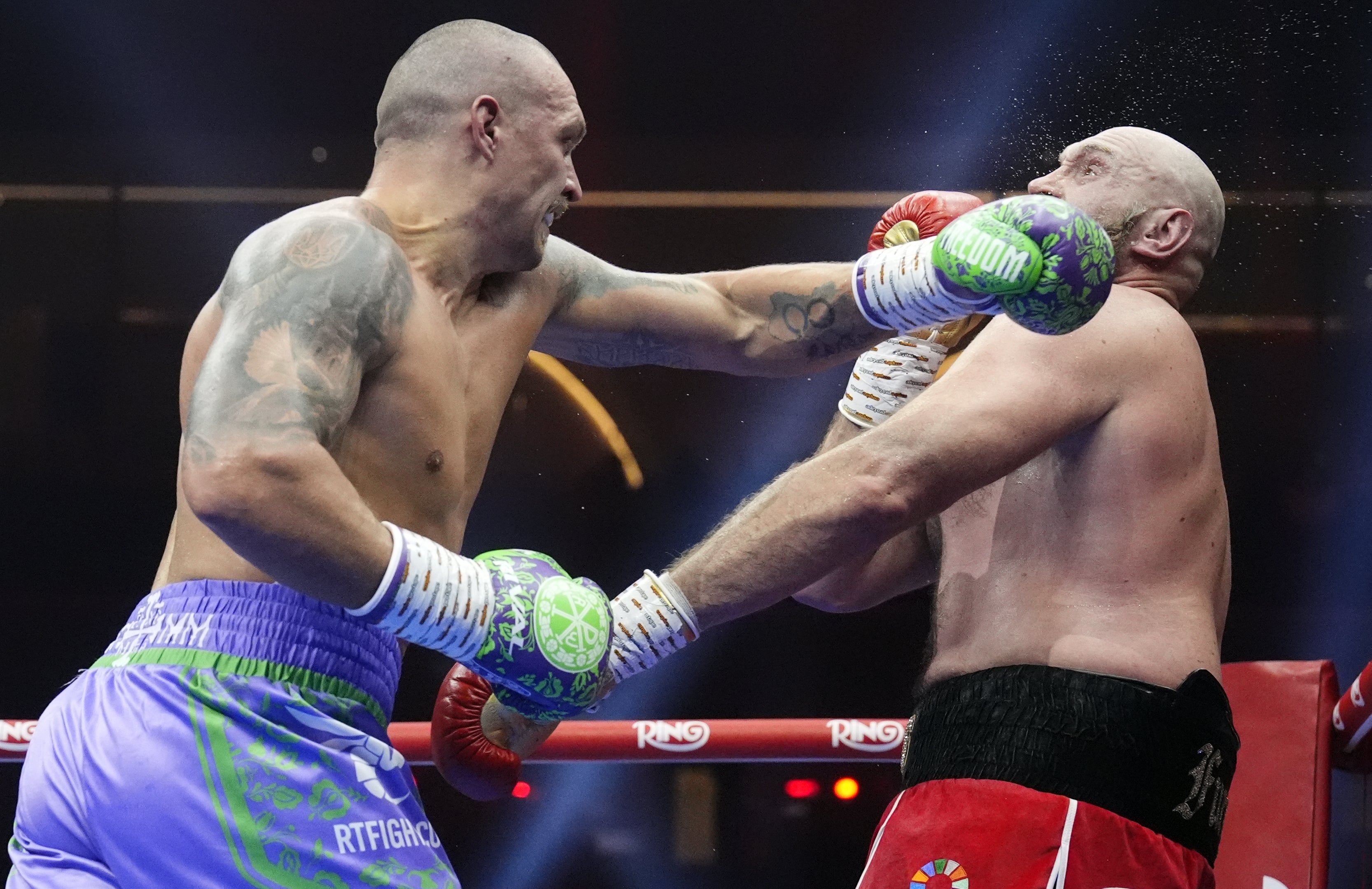 Tyson Fury lost back-to-back decisions against Oleksandr Usyk in 2024