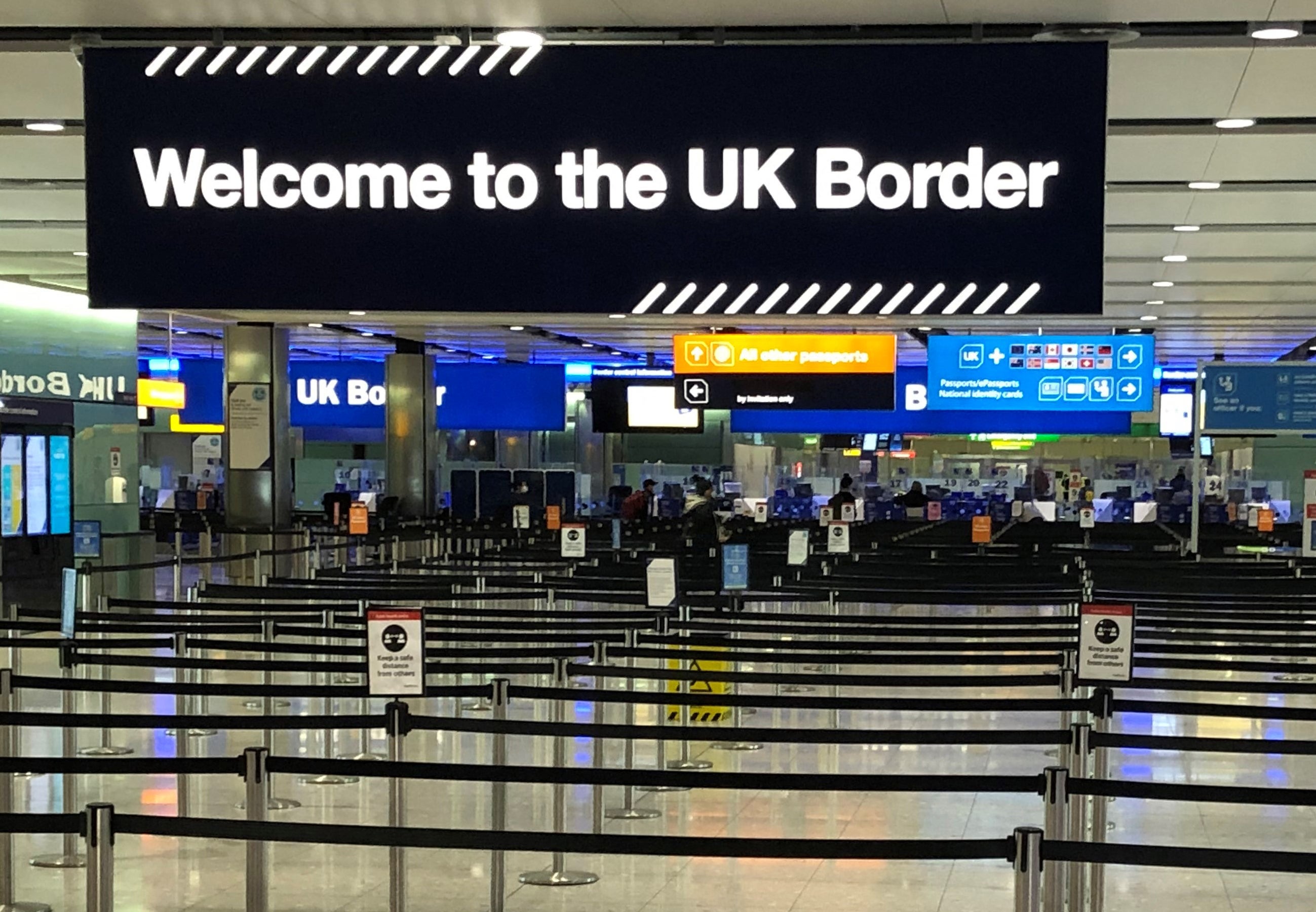 Airplane goers have had difficulty proving their immigration status on their way back to the UK from abroad