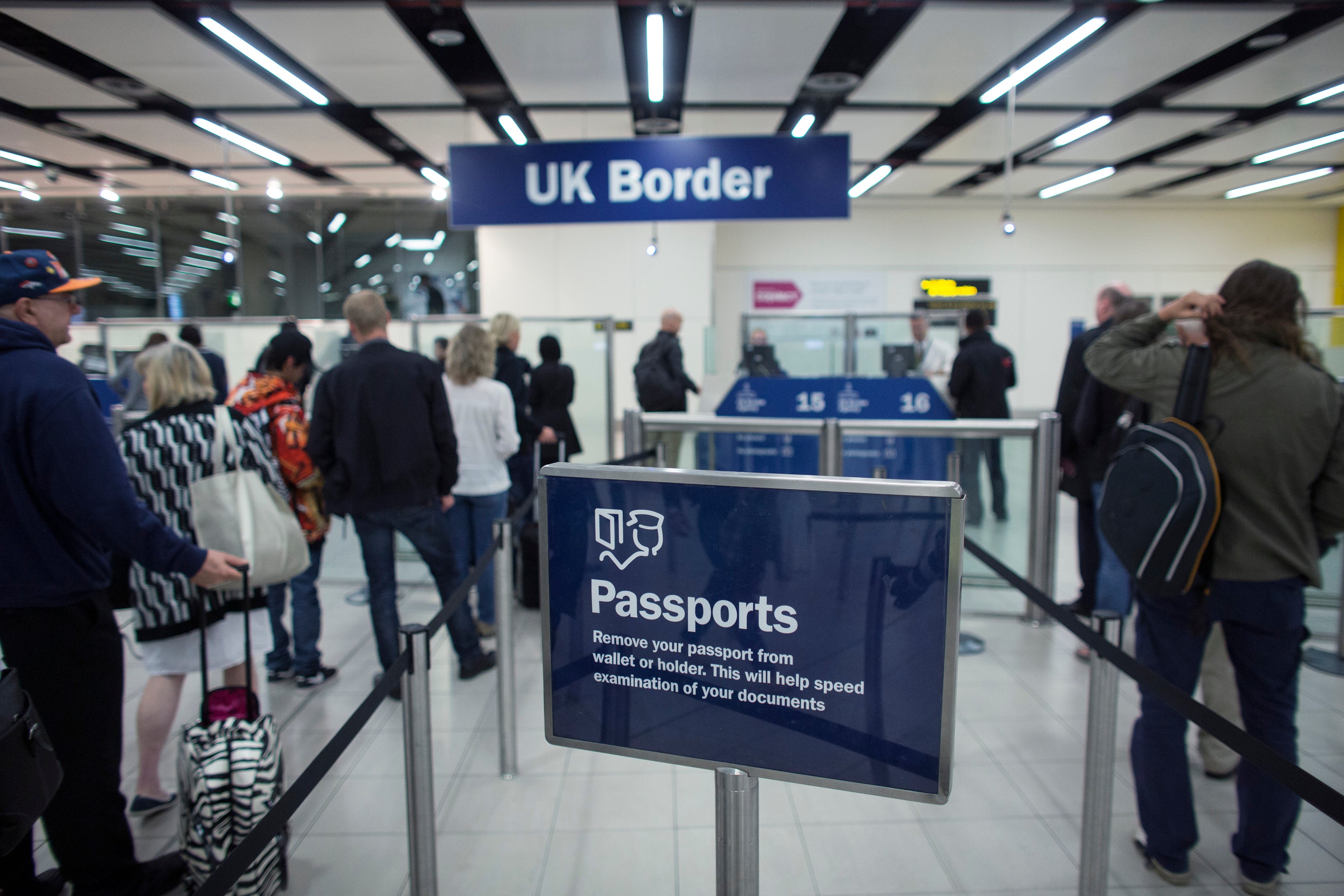 Passengers should now have their passports electronically linked to their visa status