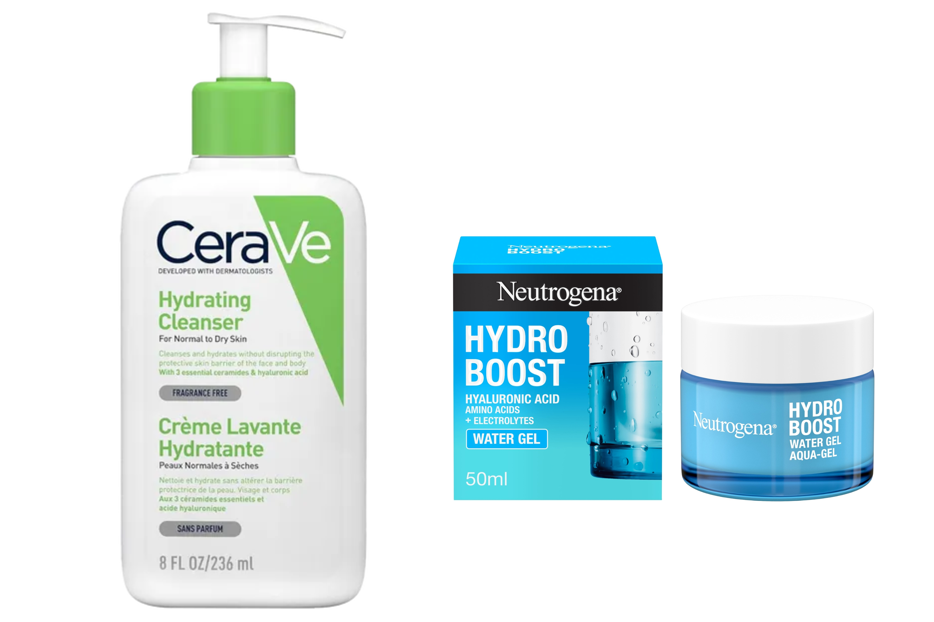 Some of Dr Galadari's affordable skincare picks for a damaged barrier