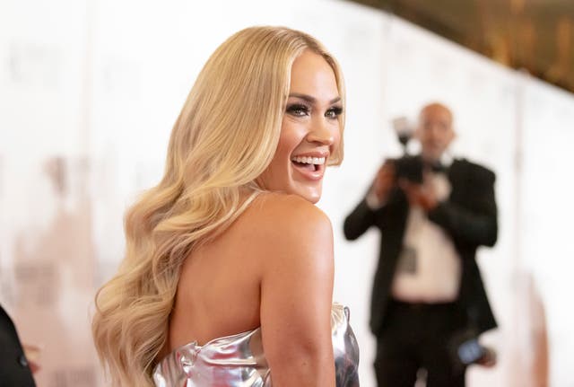 <p>Carrie Underwood attending the Songwriters Hall Of Fame Gala in New York in June 2024</p>