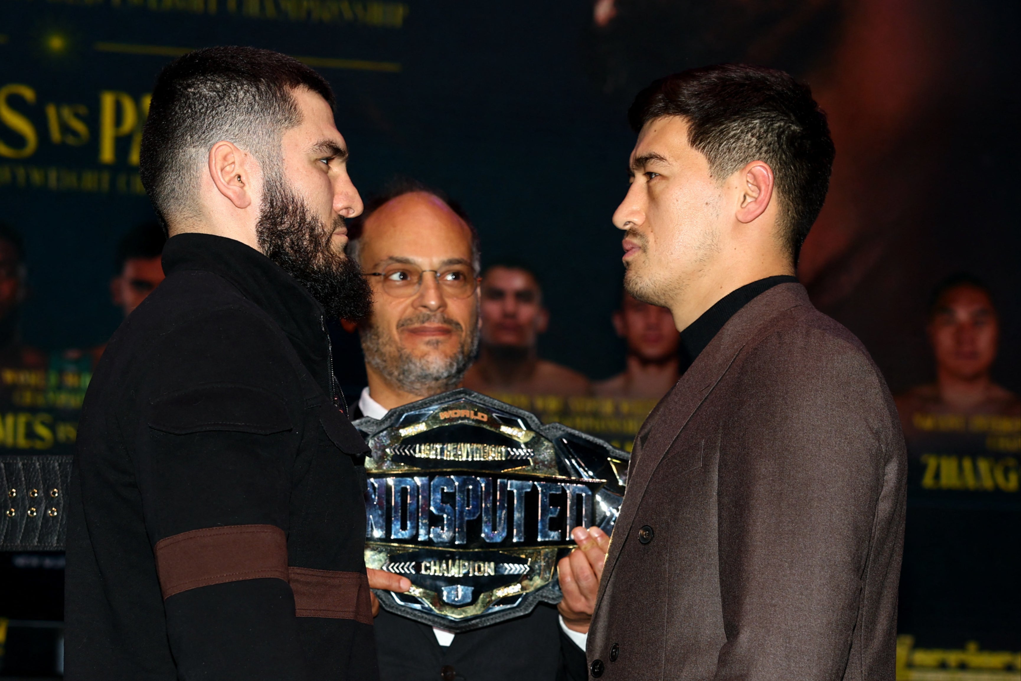 Artur beterbiev (left) and dmitry bivol will run it again on Saturday