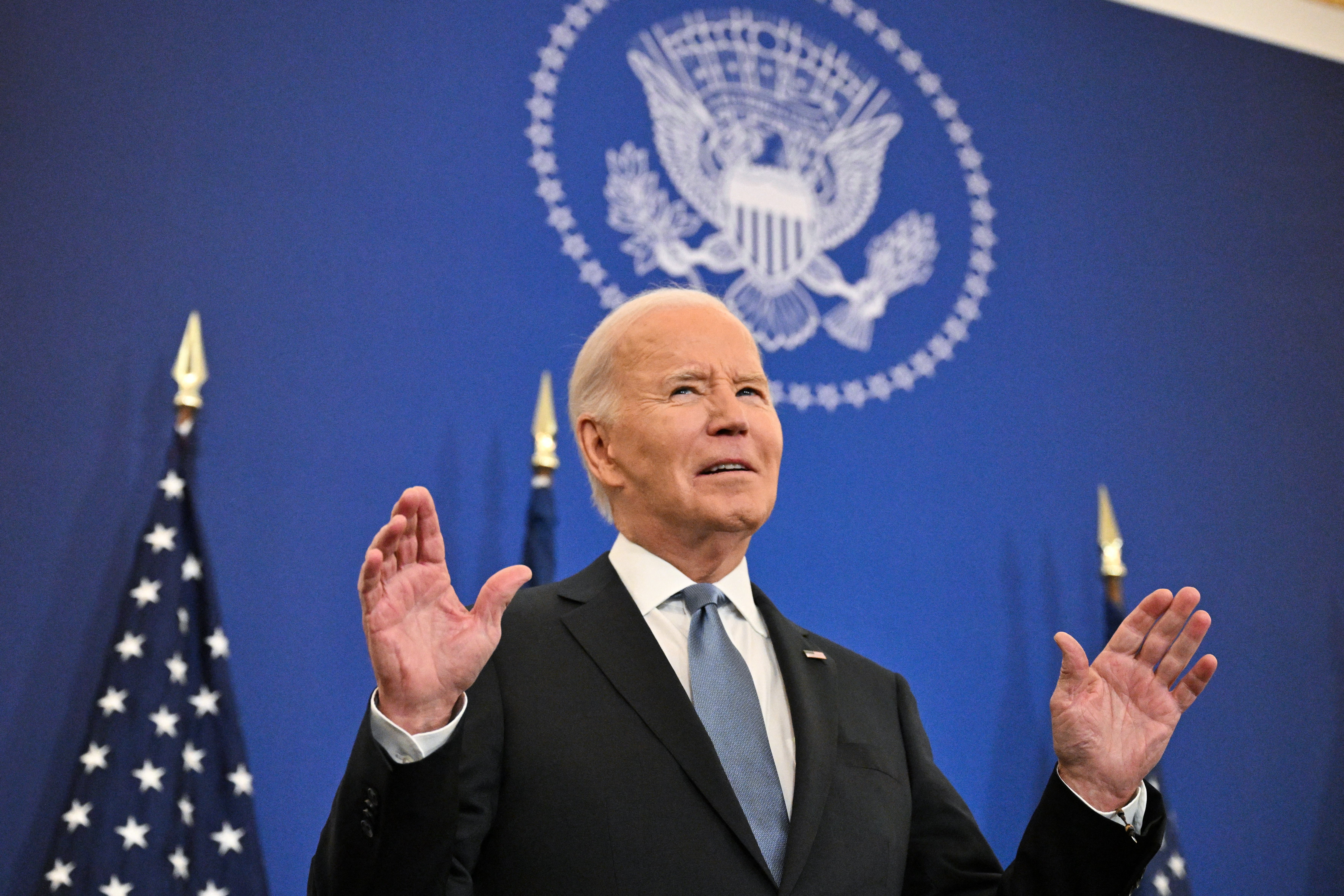 <p>Joe Biden addresses employees of the State Department and Americans in his final foreign policy address on Monday, January 13.</p>