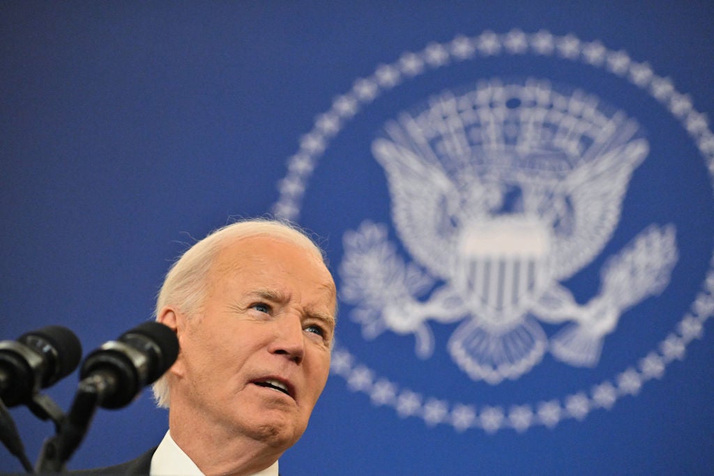 Joe Biden addresses employees of the State Department and Americans in his final foreign policy address on Monday, January 13.