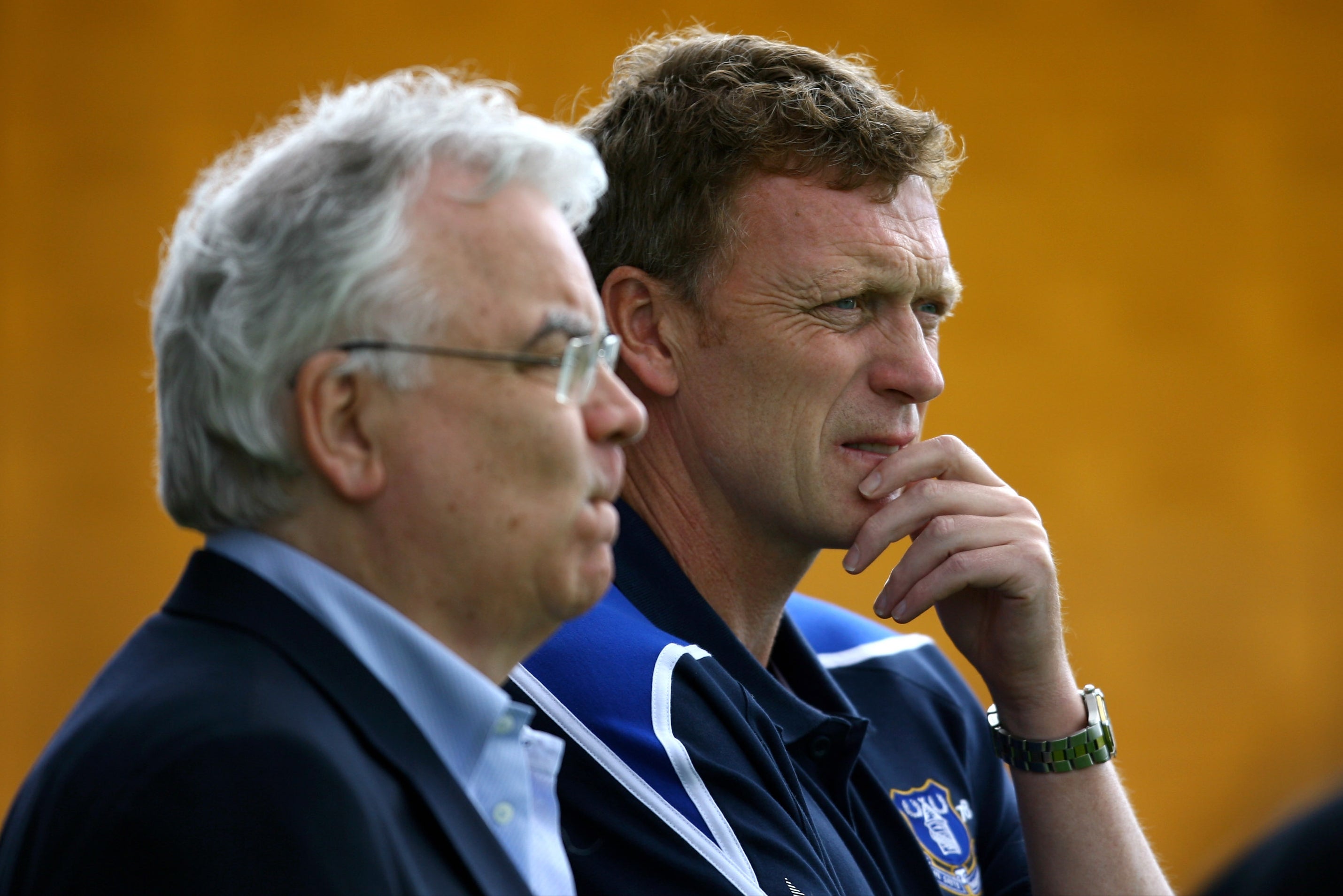 David Moyes was close to the late Everton chairman Bill Kenwright