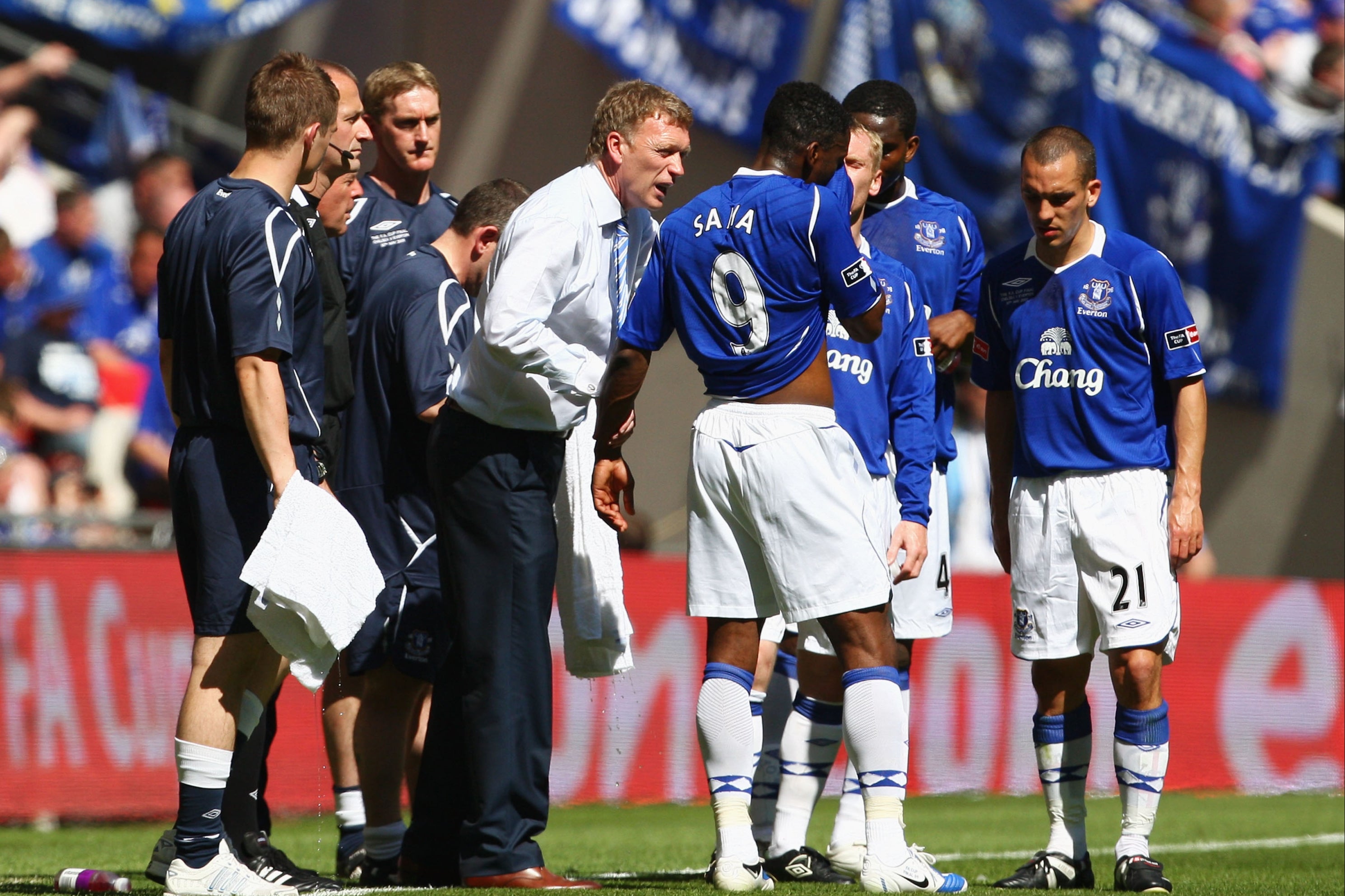 Moyes took Everton to the FA Cup final in 2009