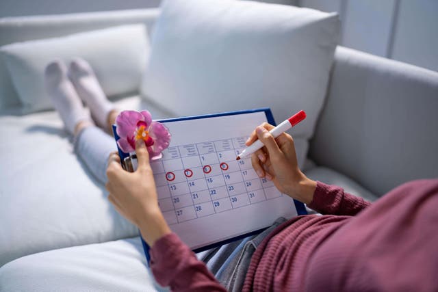 Natural contraceptive methods involve tracking a person’s menstrual cycle to identify fertile days (Alamy/PA)