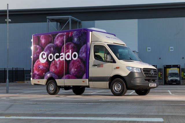 Ocado has said it attracted more customers who were shopping more frequently (Ocado/PA)