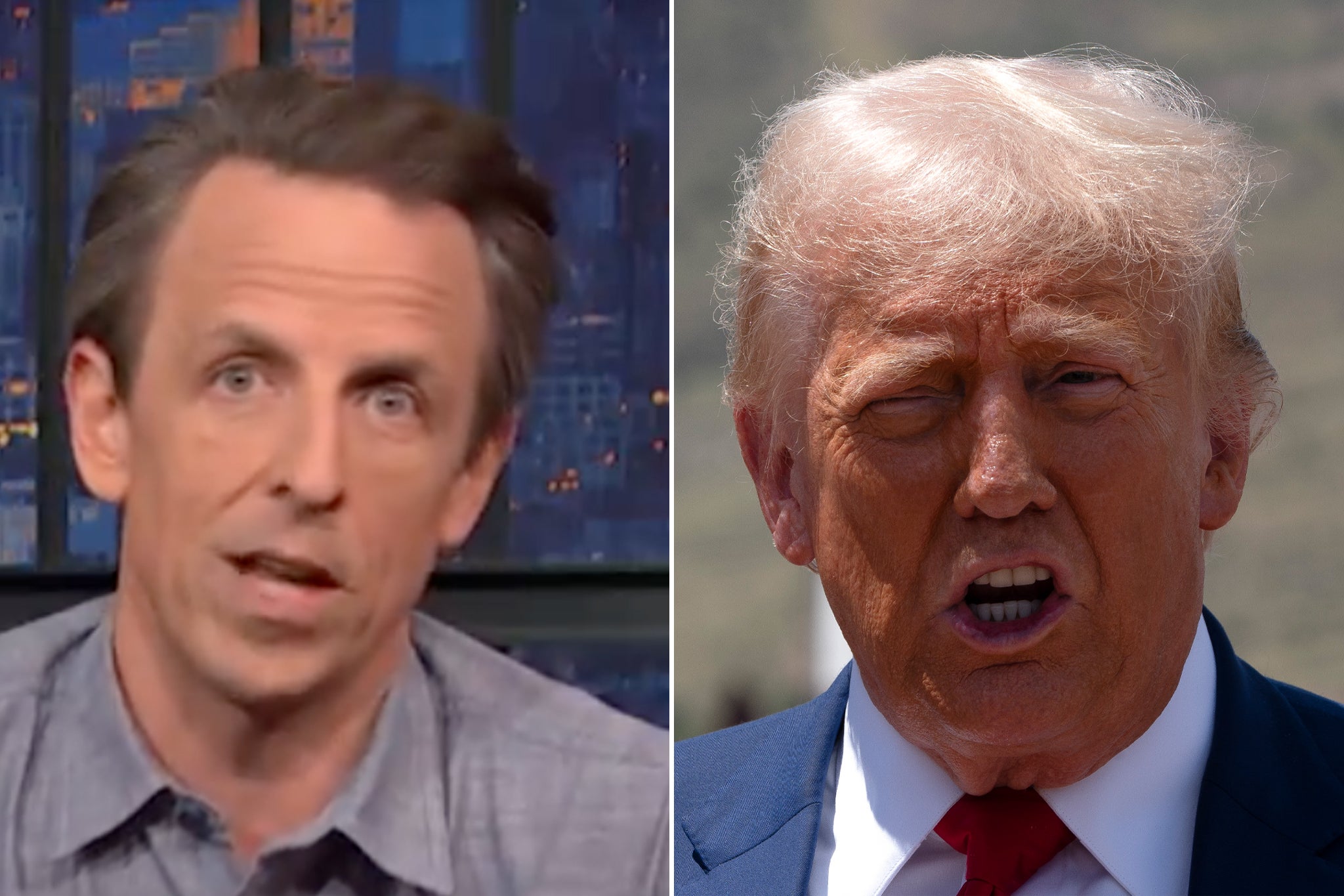 Seth Meyers responds to Trump: ‘I hope you get a TV soon that allows you to change the channel’