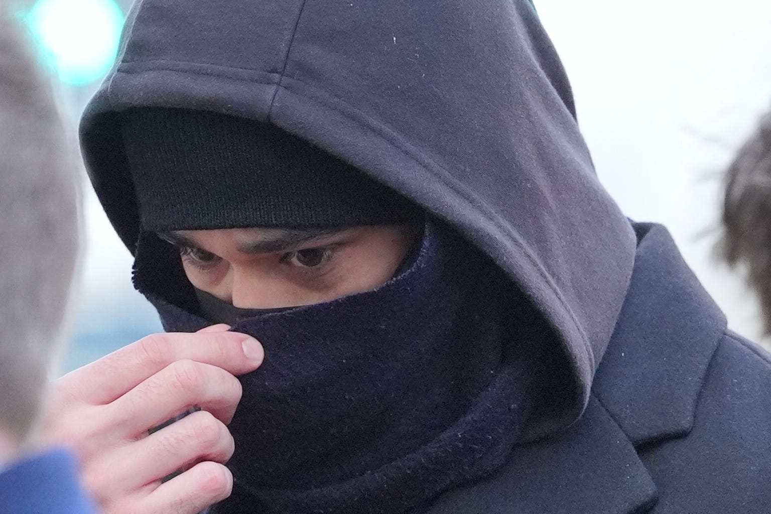 Adeel Khan at Westminster Magistrates’ Court, London, where he is accused of helping ex-soldier Daniel Khalife after he escaped from prison (Jonathan Brady/PA)