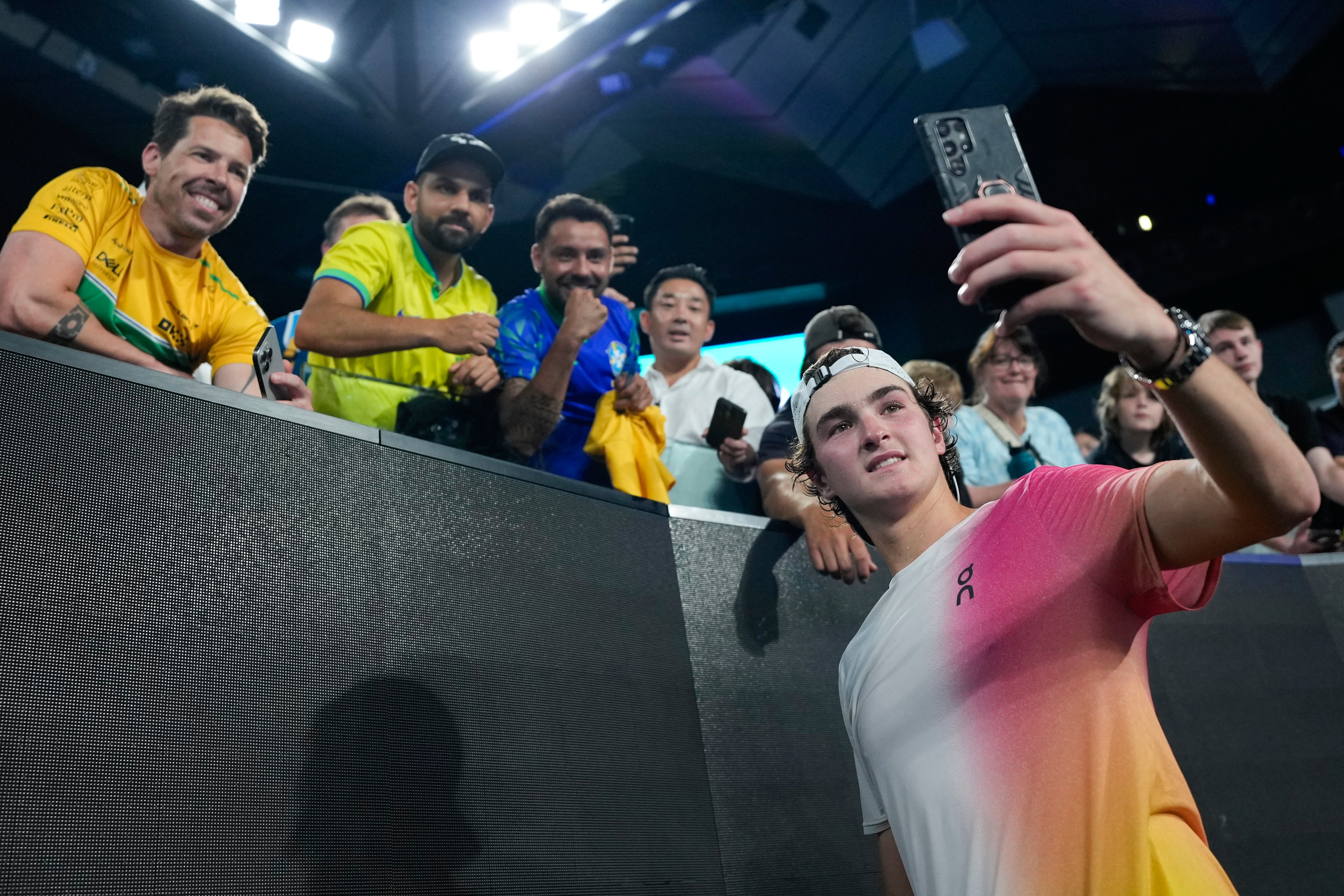 Joao Fonseca, an 18-year-old qualifier, stunned Andrey Rublev on his grand slam debut