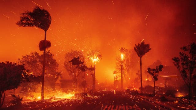The eye behind the lens: AP photographers on pictures capturing horror and emotions of LA fires | The Independent