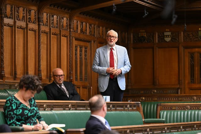 Jeremy Corbyn addresses the House of Commons in March 2024 (UK Parliament/Maria Unger)