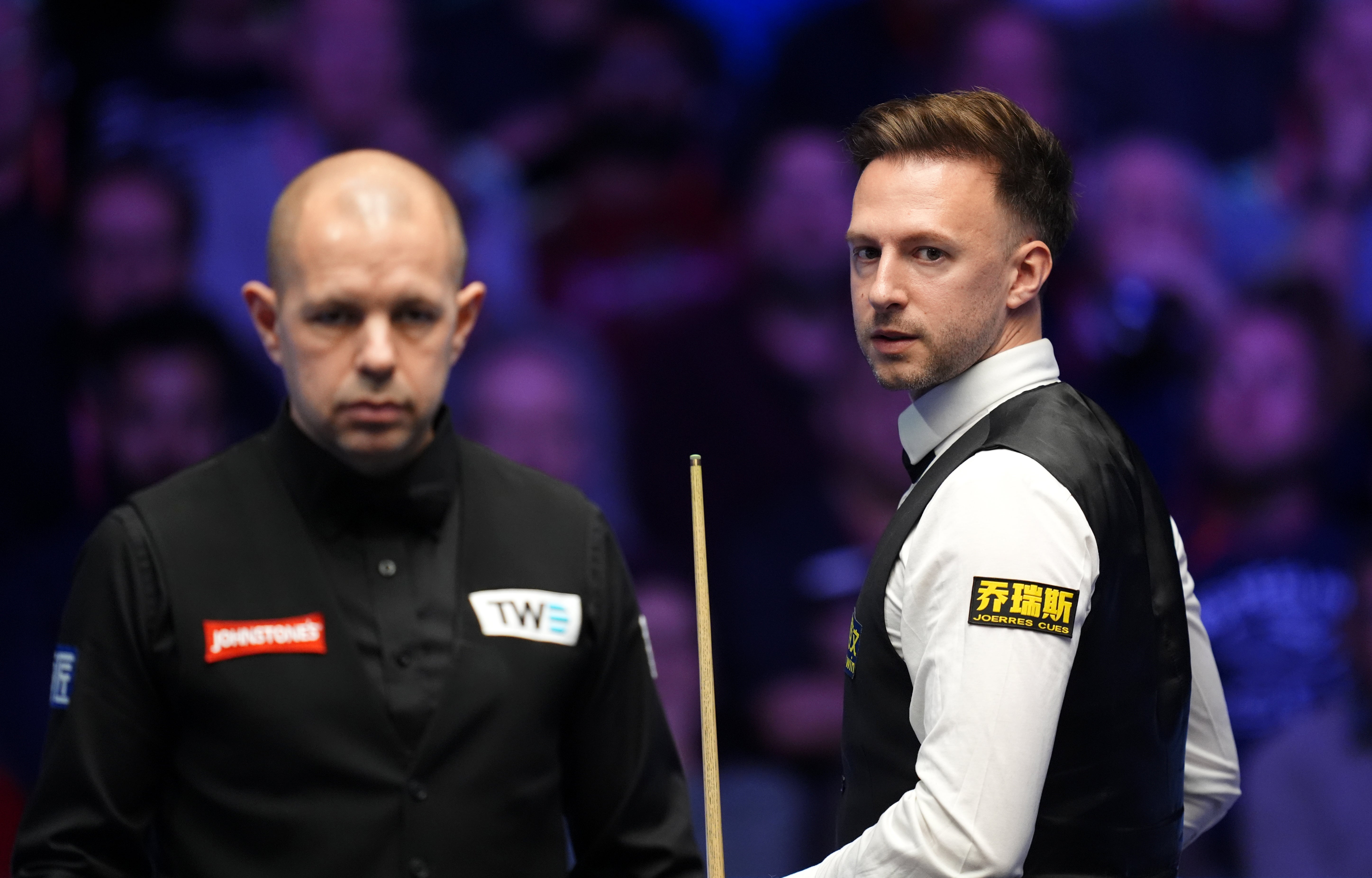 Trump looked sharp to beat Barry Hawkins 6-1 at the Masters