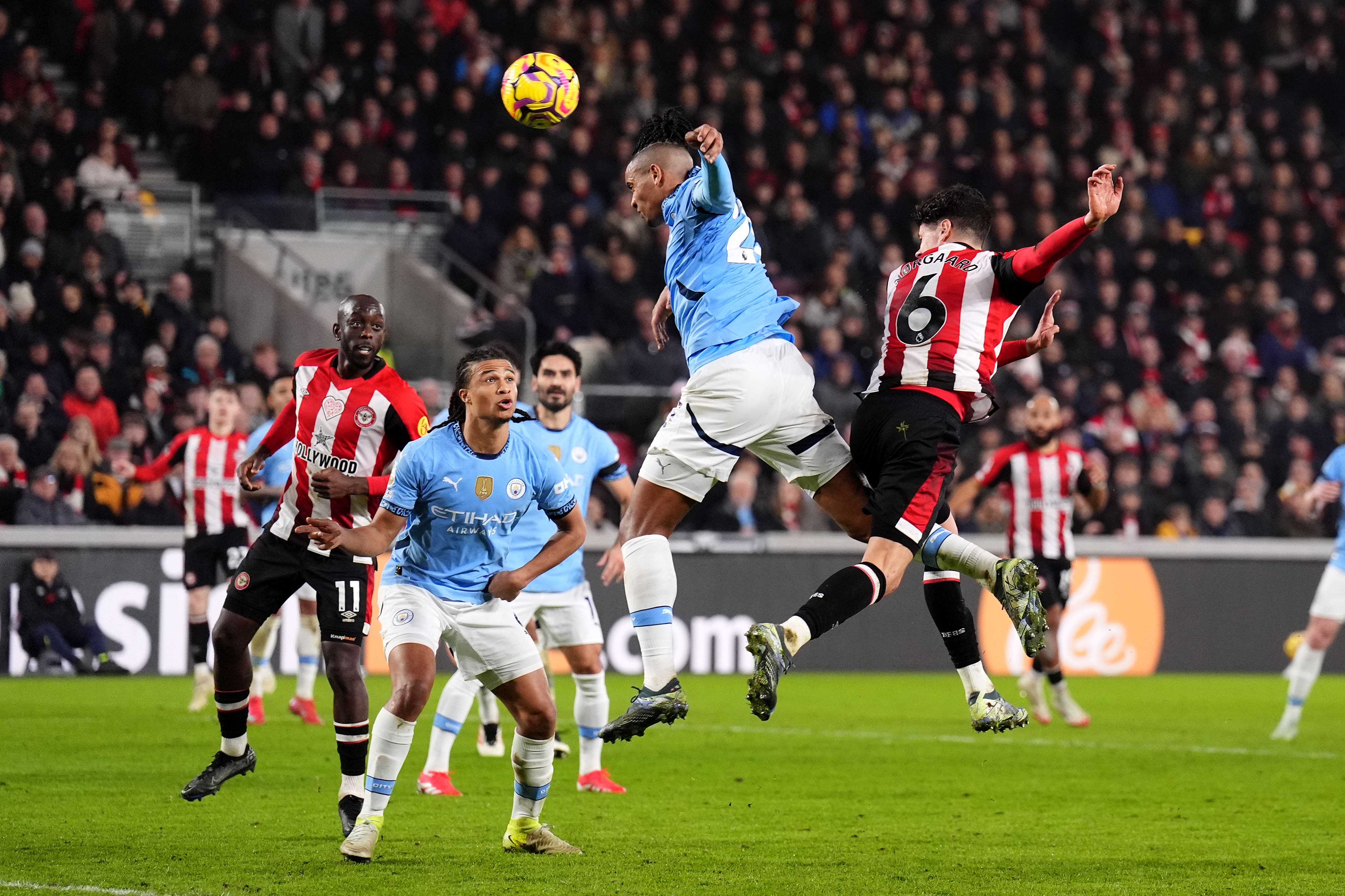 Christian Norgaard then grabbed a late equaliser for Brentford