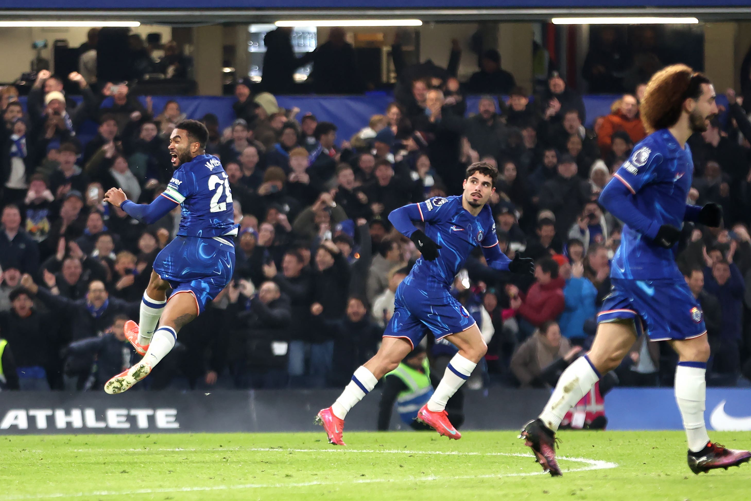 Reece James snatched a dramatic late equaliser