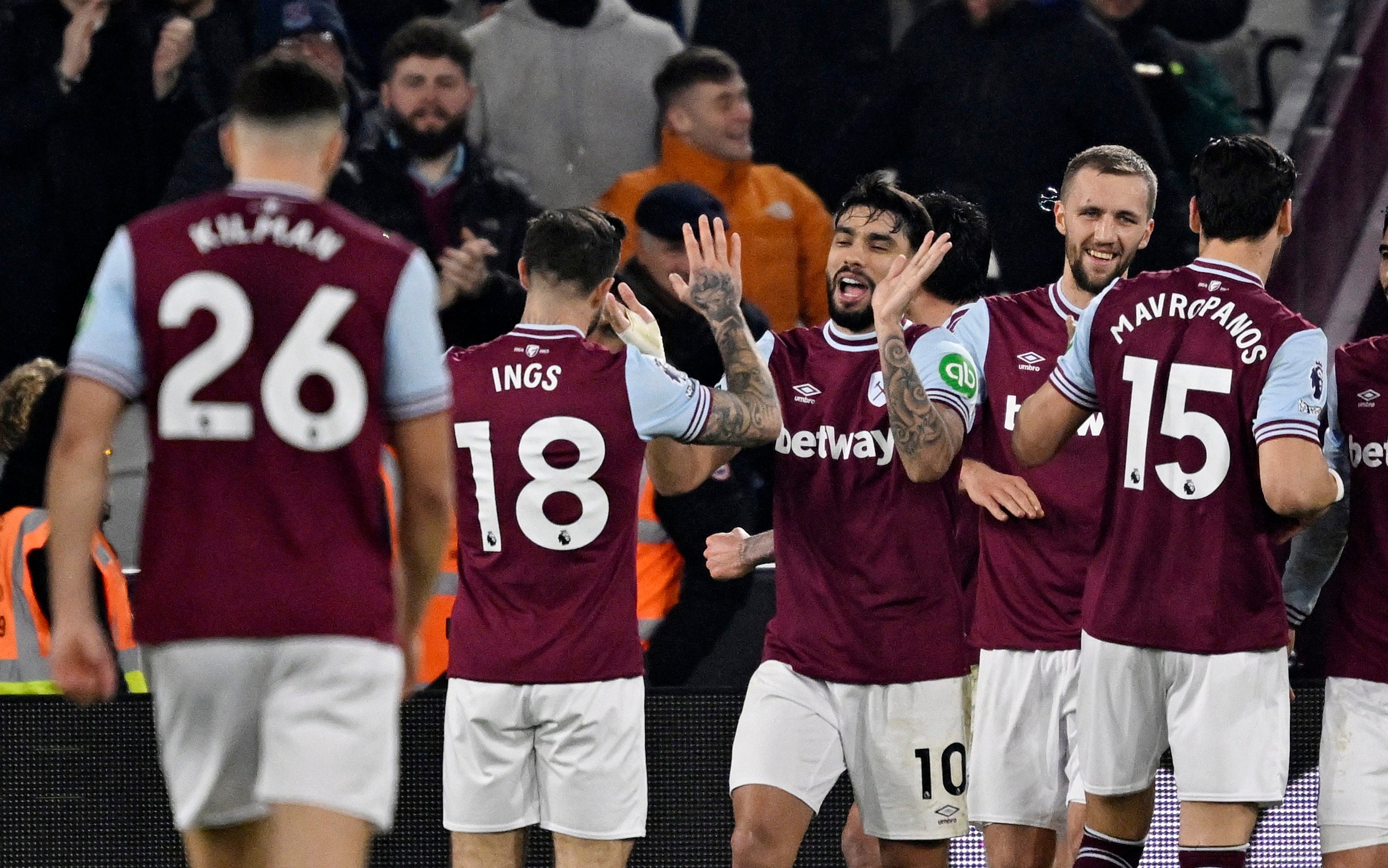 West Ham celebrated a much-needed win