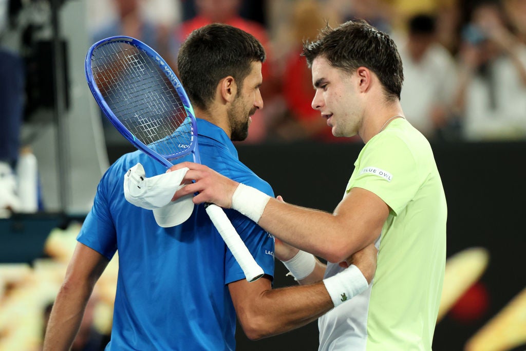 Djokovic stood up to the challenge of the 21-year-old