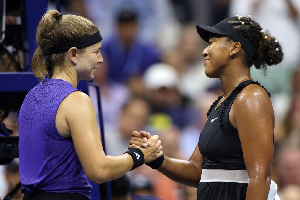 Muchova beat Osaka in the second round of the US Open