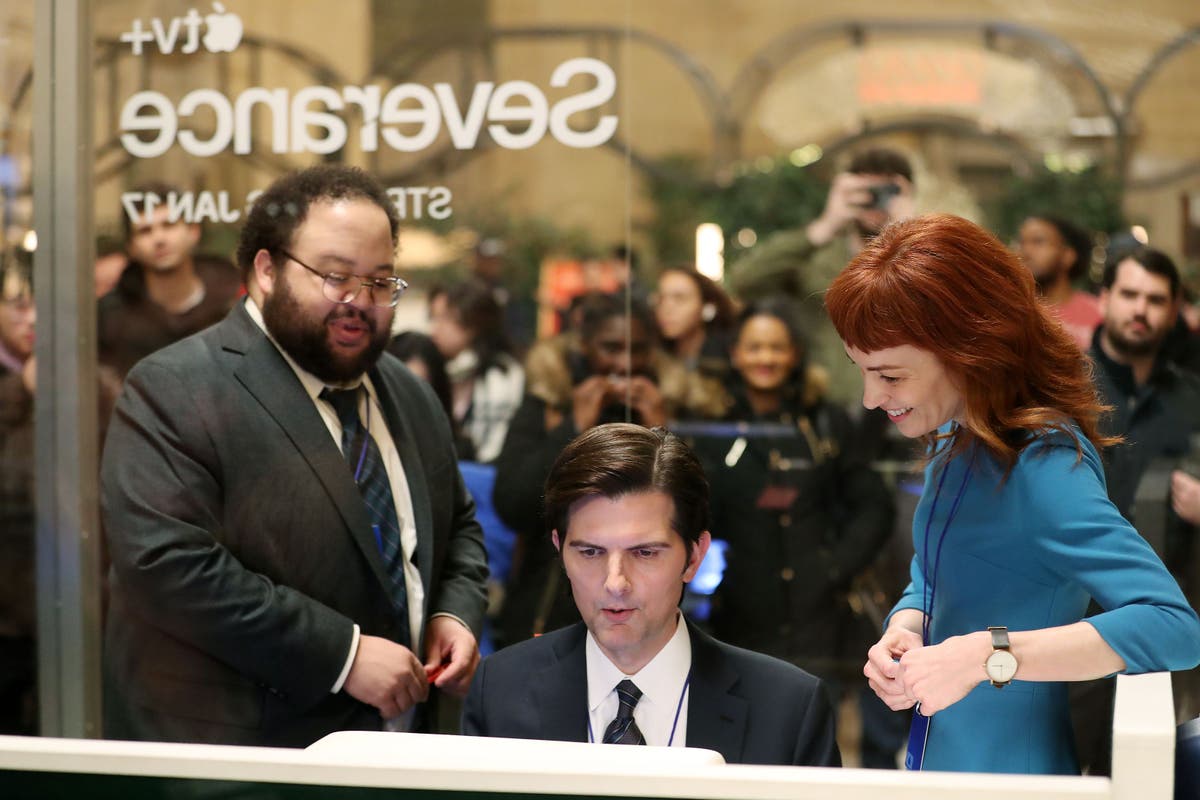 Severance Cast Hosts Grand Central Pop-Up