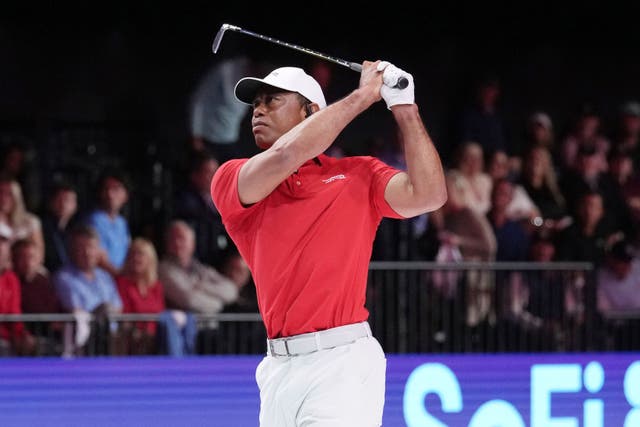 Tiger Woods’ TGL competition got off to a disappointing start (Marta Lavandier/AP)