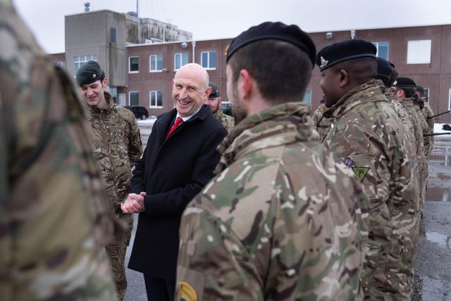 Defence Secretary John Healey has met his Japanese counterpart to discuss a new fighter jet programme (Stefan Rousseau/PA)