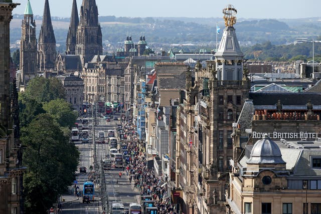 Business leaders are concerned the City of Edinburgh Council’s deadlines for its new visitor levy could cause ‘significant disruption’ (Jane Barlow/PA)