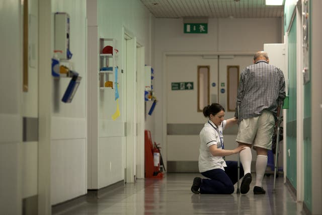 The Health Secretary Wes Streeting has said he can’t ‘promise that there won’t be patients treated in corridors next year’ (Paul Rogers/The Times/PA)