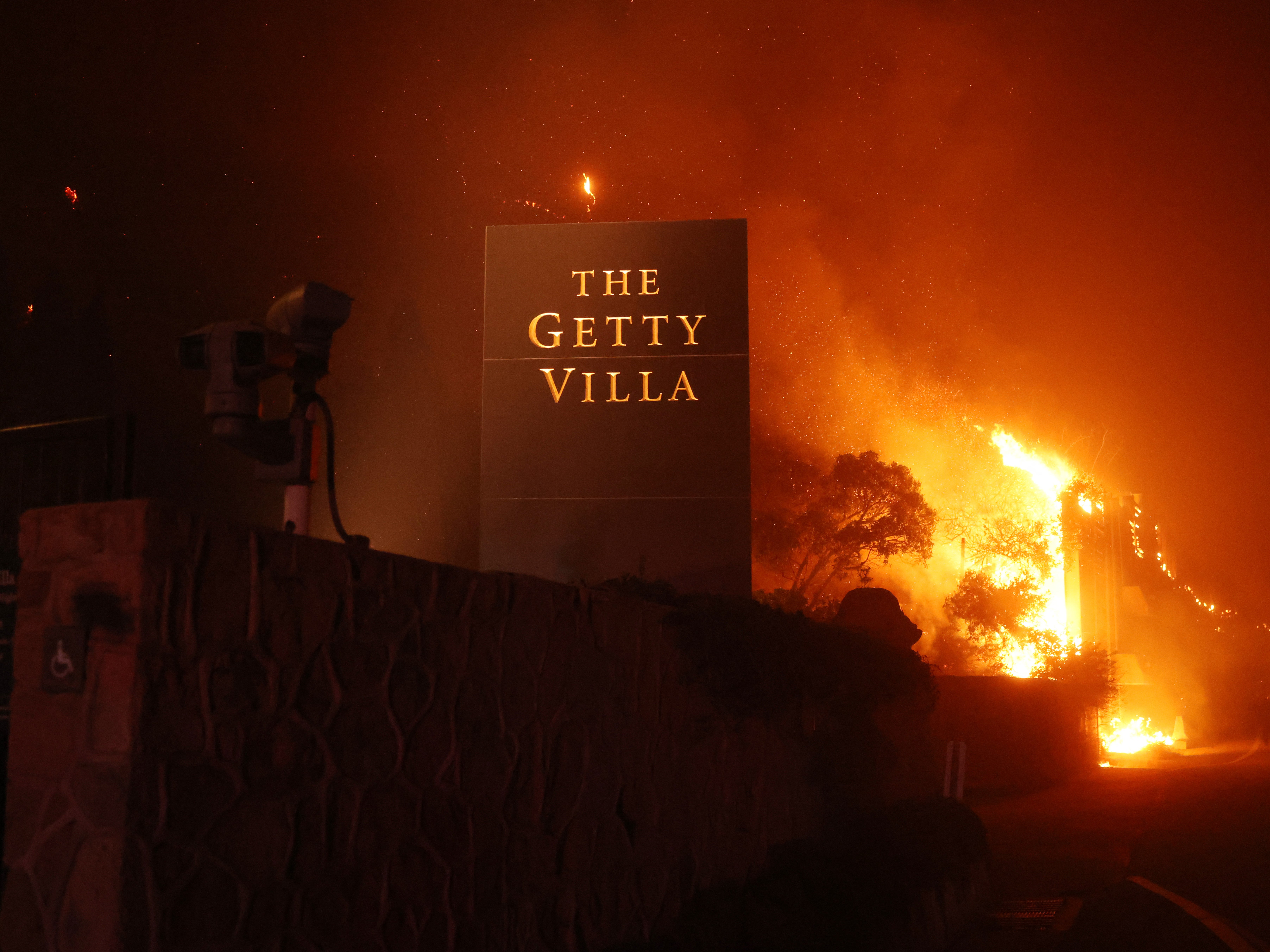 How the Getty Museum survived LA wildfires as the super-rich take note