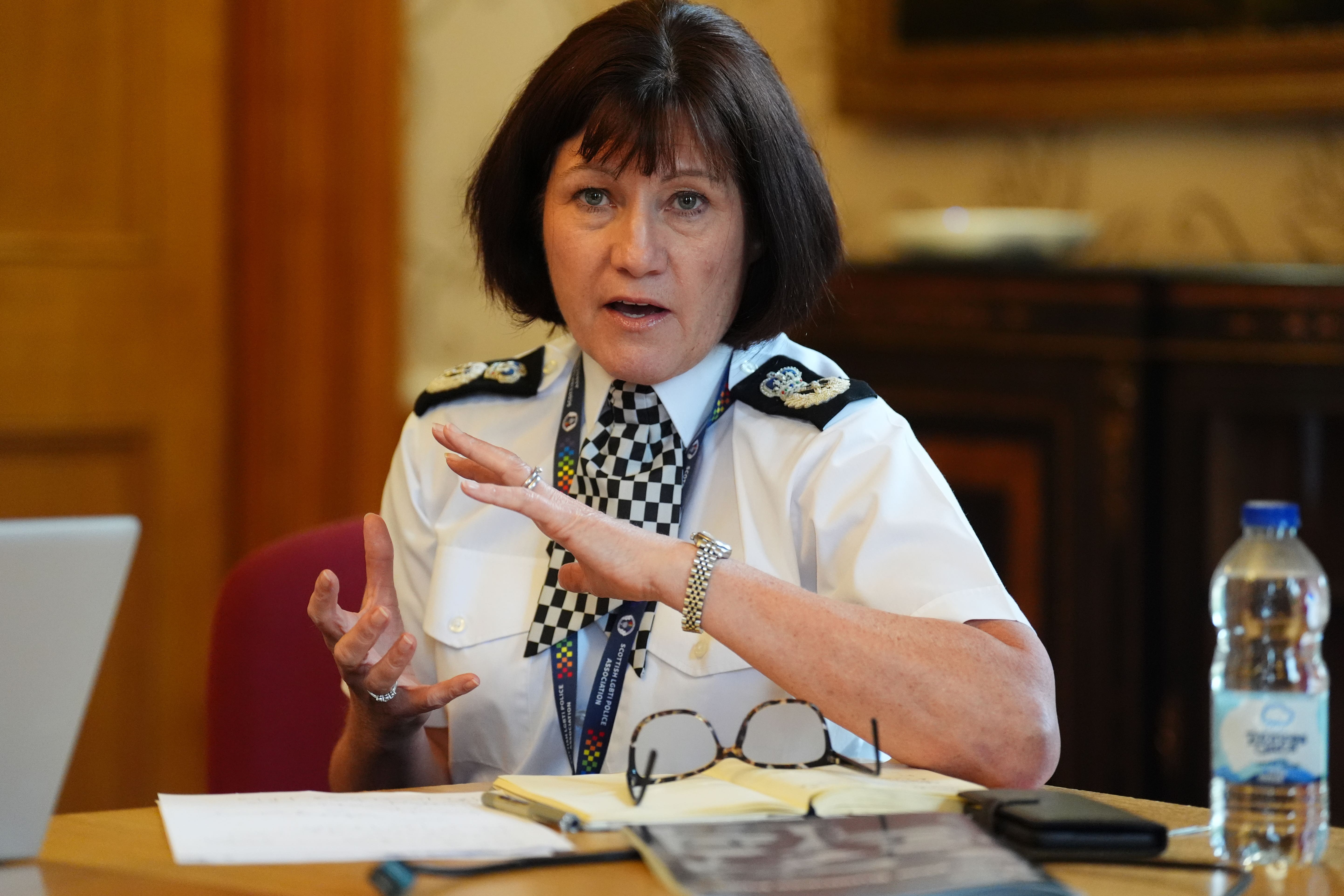 Police Scotland Chief Constable Jo Farrell has refused to meet the family of murdered banker Alistair Wilson (Andrew Milligan/PA)