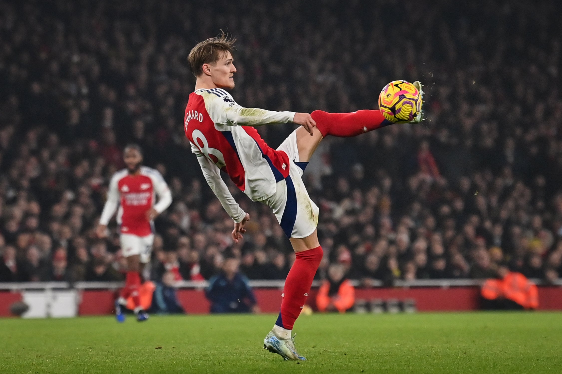 Martin Odegaard impressed for the Gunners