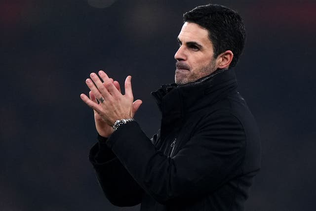 Mikel Arteta said Arsenal were sensational (Bradley Collyer/PA)