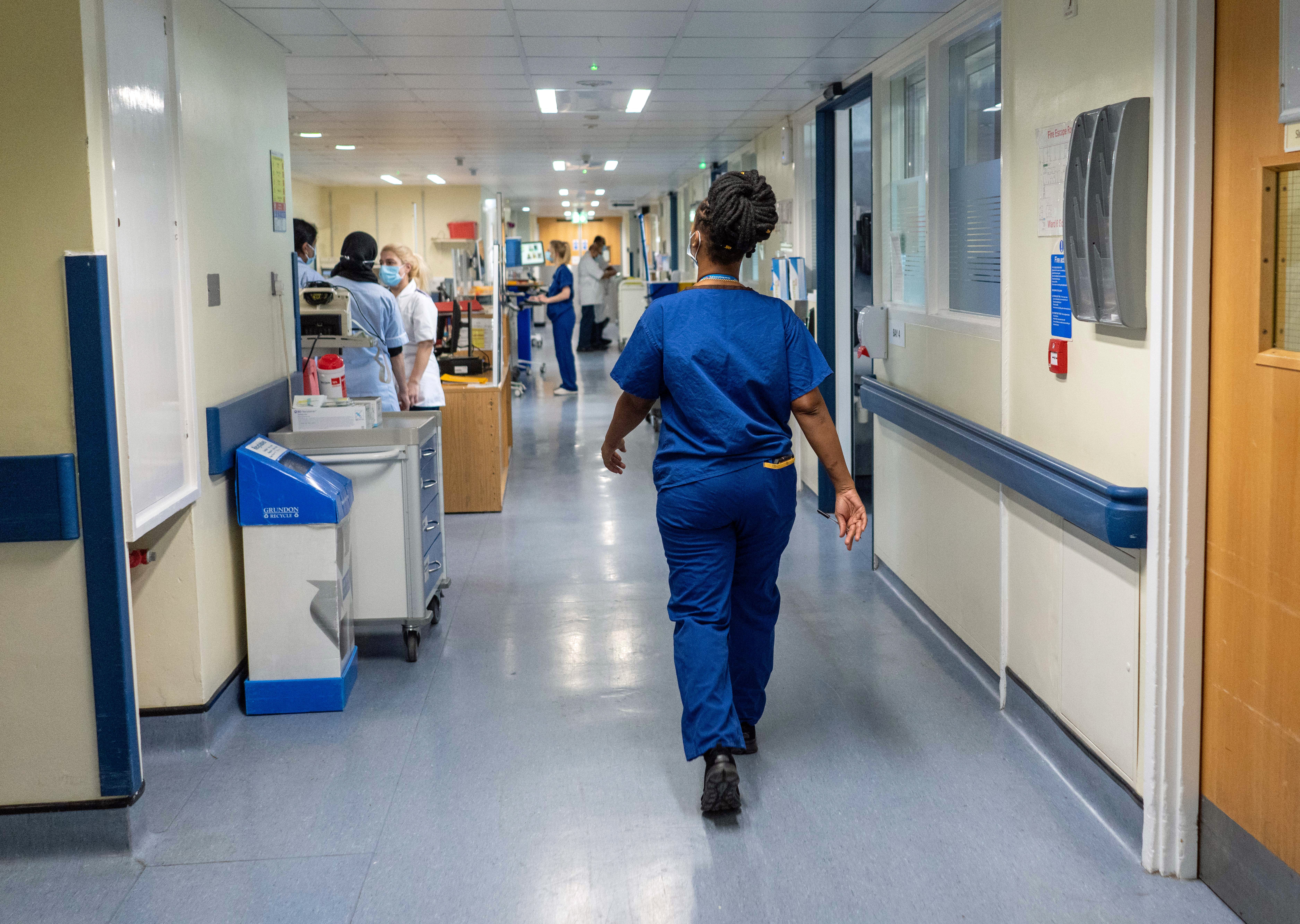 An estimated 7.54 million NHS treatments were waiting to be carried out at the end of October (Jeff Moore/PA)