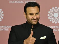 Bollywood star Saif Ali Khan stabbed multiple times after intruder climbs shaft to enter Mumbai home