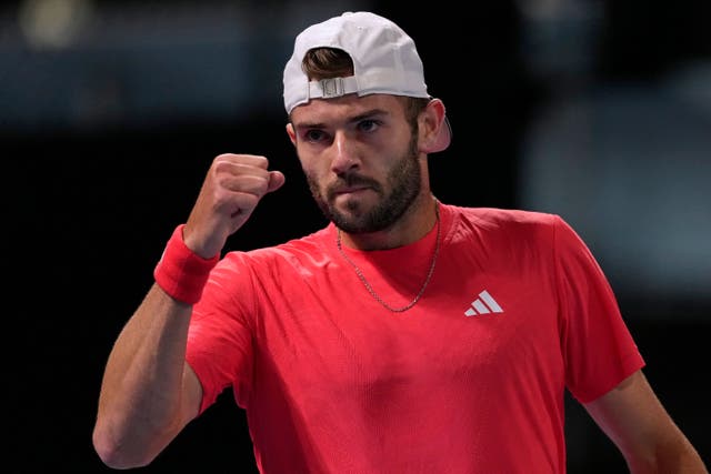 Jacob Fearnley is making waves at the Australian Open (Asanka Brendon Ratnayake/AP)