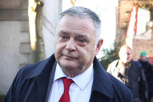 <p>Mike Amesbury appeared at Chester Magistrates Court where he pleaded guilty to assaulting a man </p>