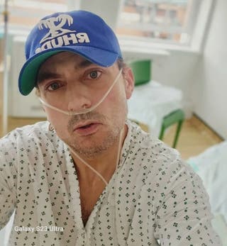 Paul Danan in hospital in 2024