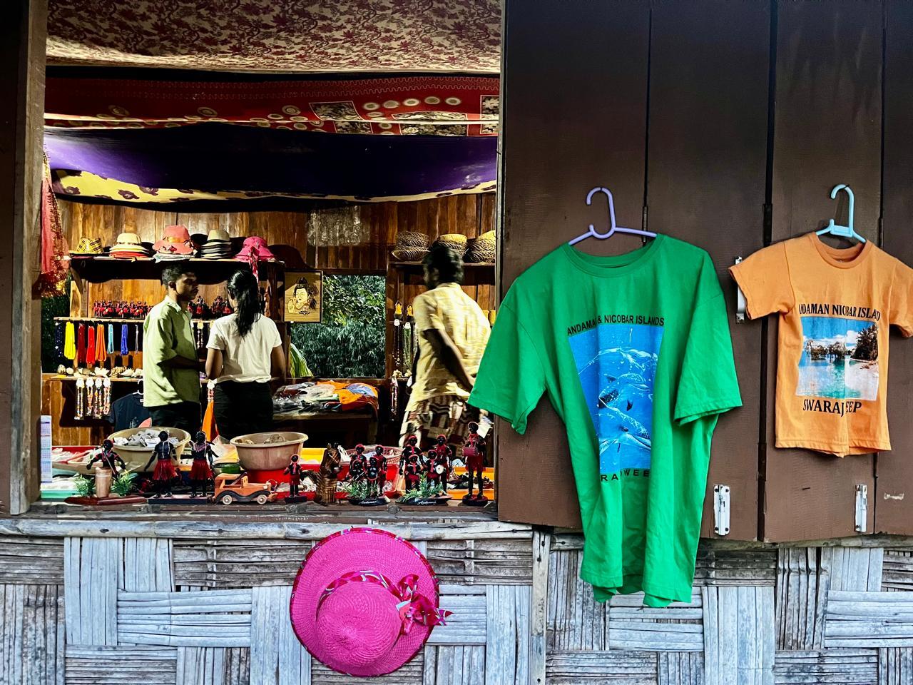 Tourist shops in the Andaman Islands sell statues of the Jarawa to tourists