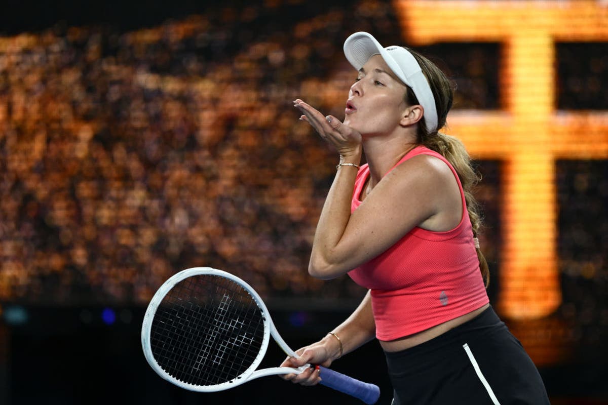 Danielle Collins blows kisses to booing Australian Open crowd after beating home qualifier