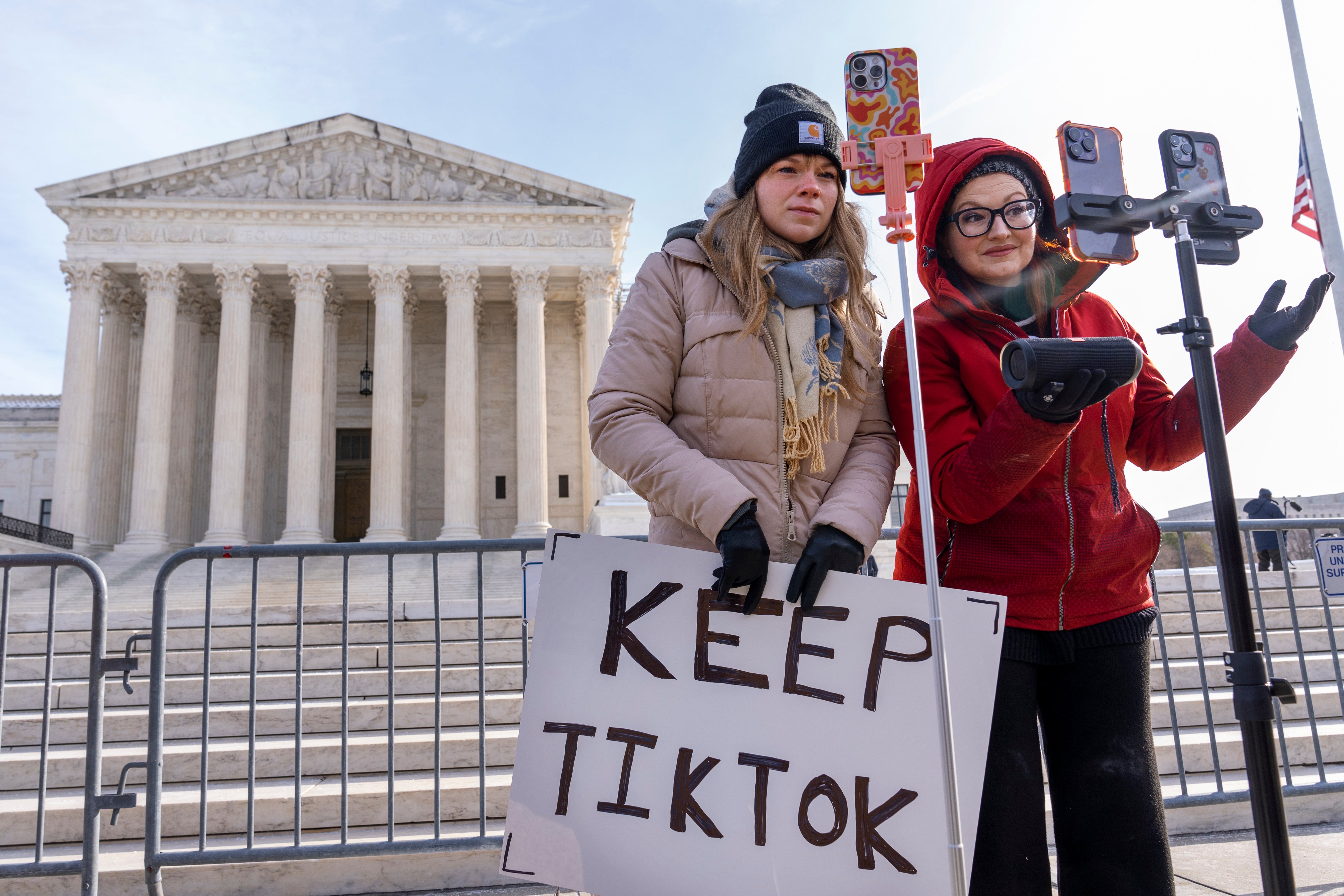 Though the Supreme Court upheld the law that bans TikTok, President Joe Biden said he would not enforce it