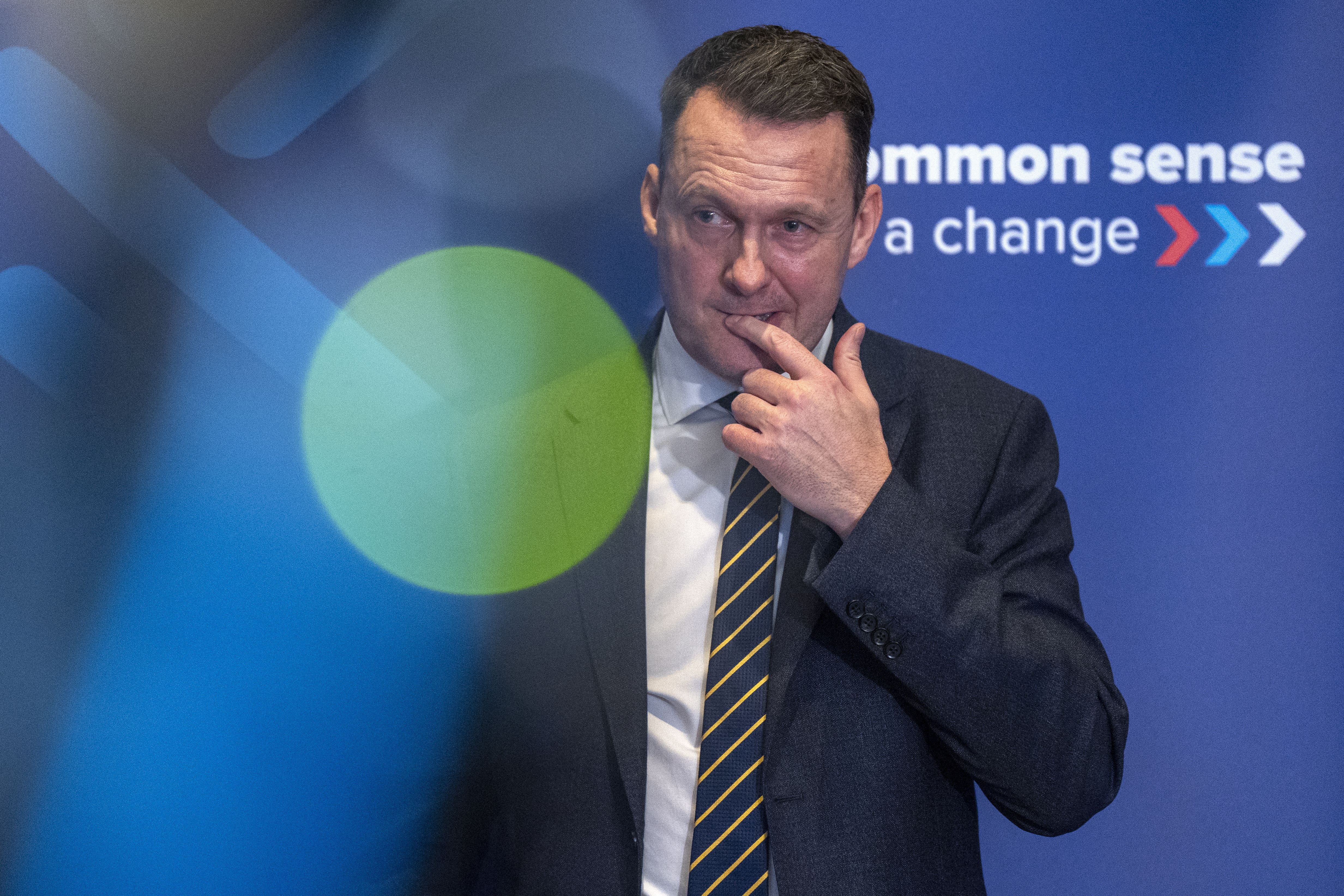 Russell Findlay said he was ‘disappointed’ by Thomas Kerr’s defection to Reform UK (Jane Barlow/PA)