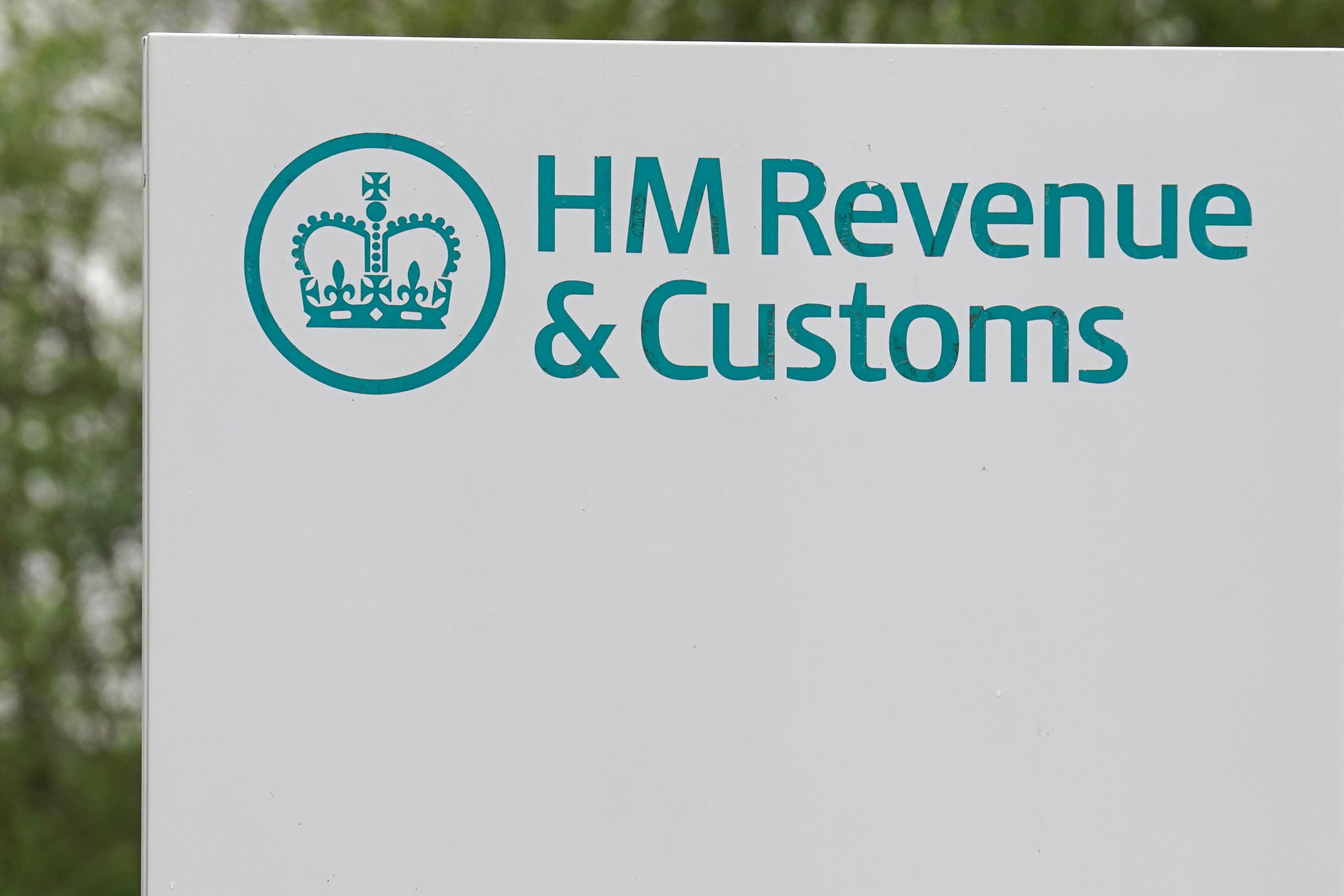Signage for HM Revenue and Customs (Andrew Milligan/PA)