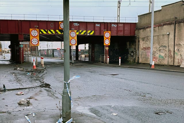 The incident happened in Cook Street in Glasgow (PA)