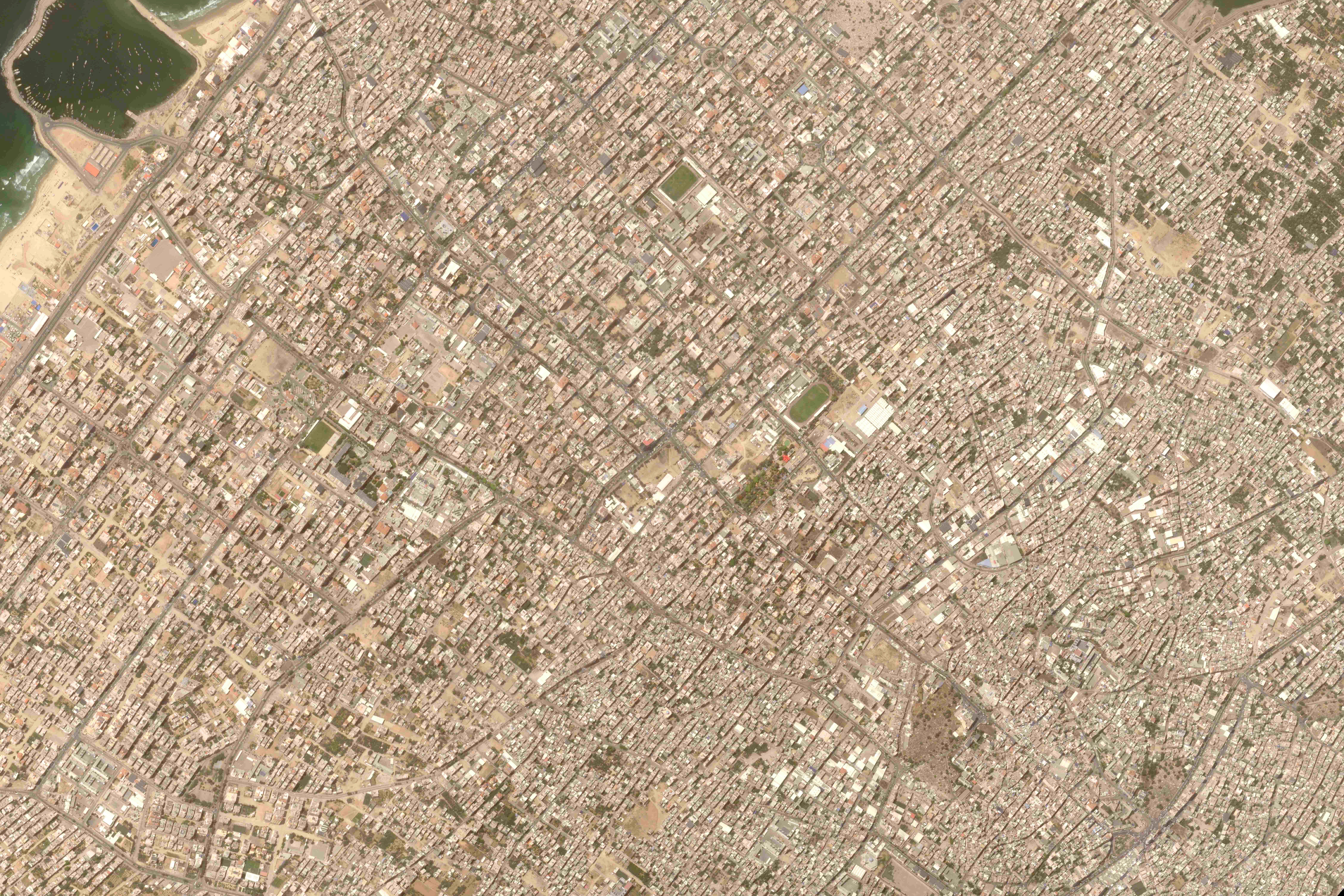 Mideast Wars Gaza Before and After