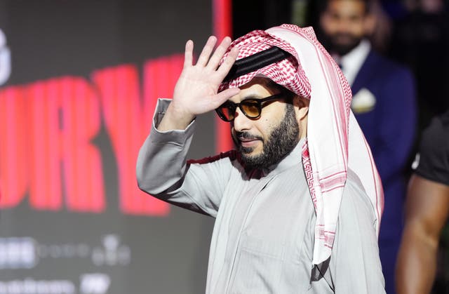 <p>Saudi Arabia boxing chief Turki Alalshikh tested Tyson Fury’s resolve to retire</p>