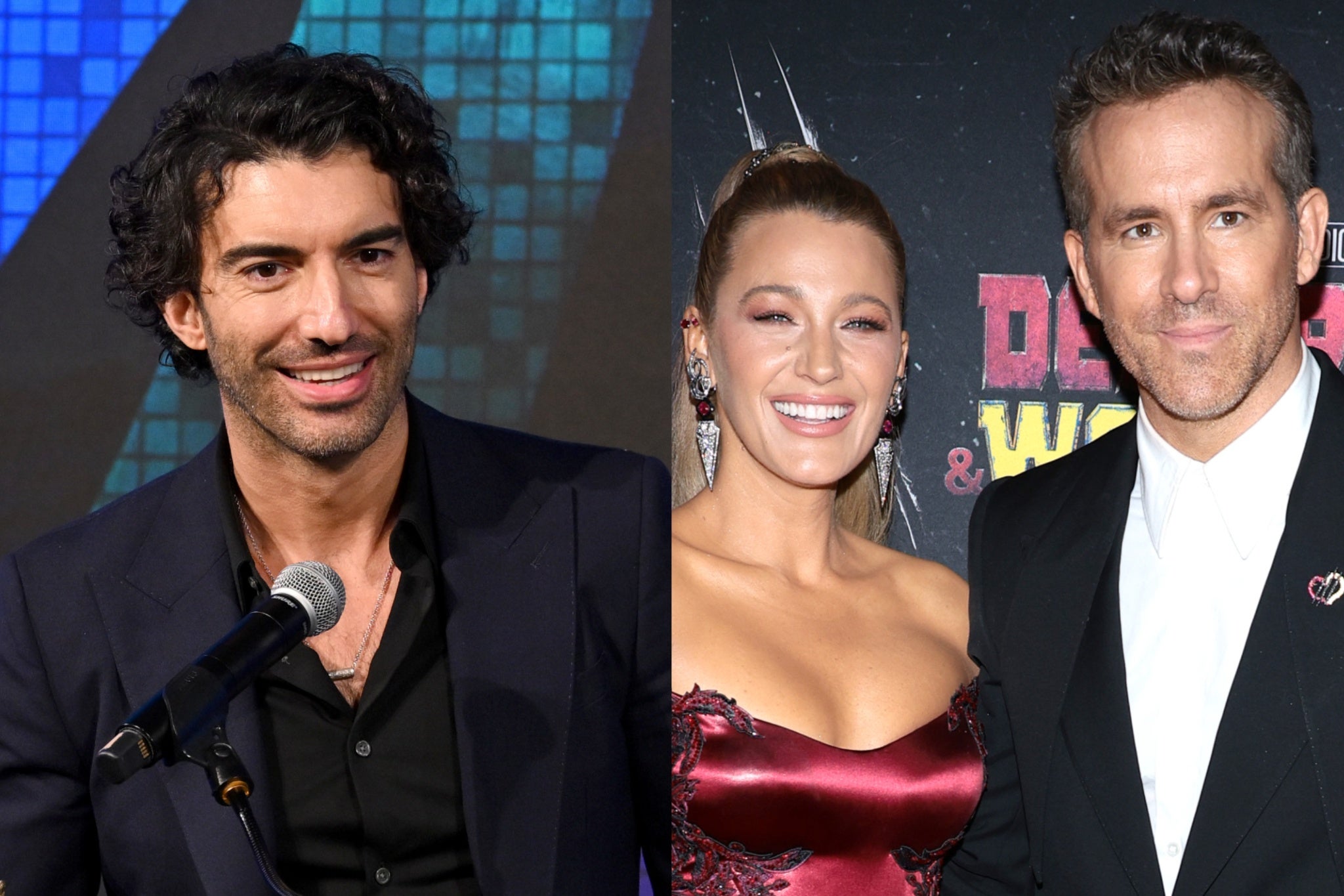 Justin Baldoni, Blake Lively and Ryan Reynolds