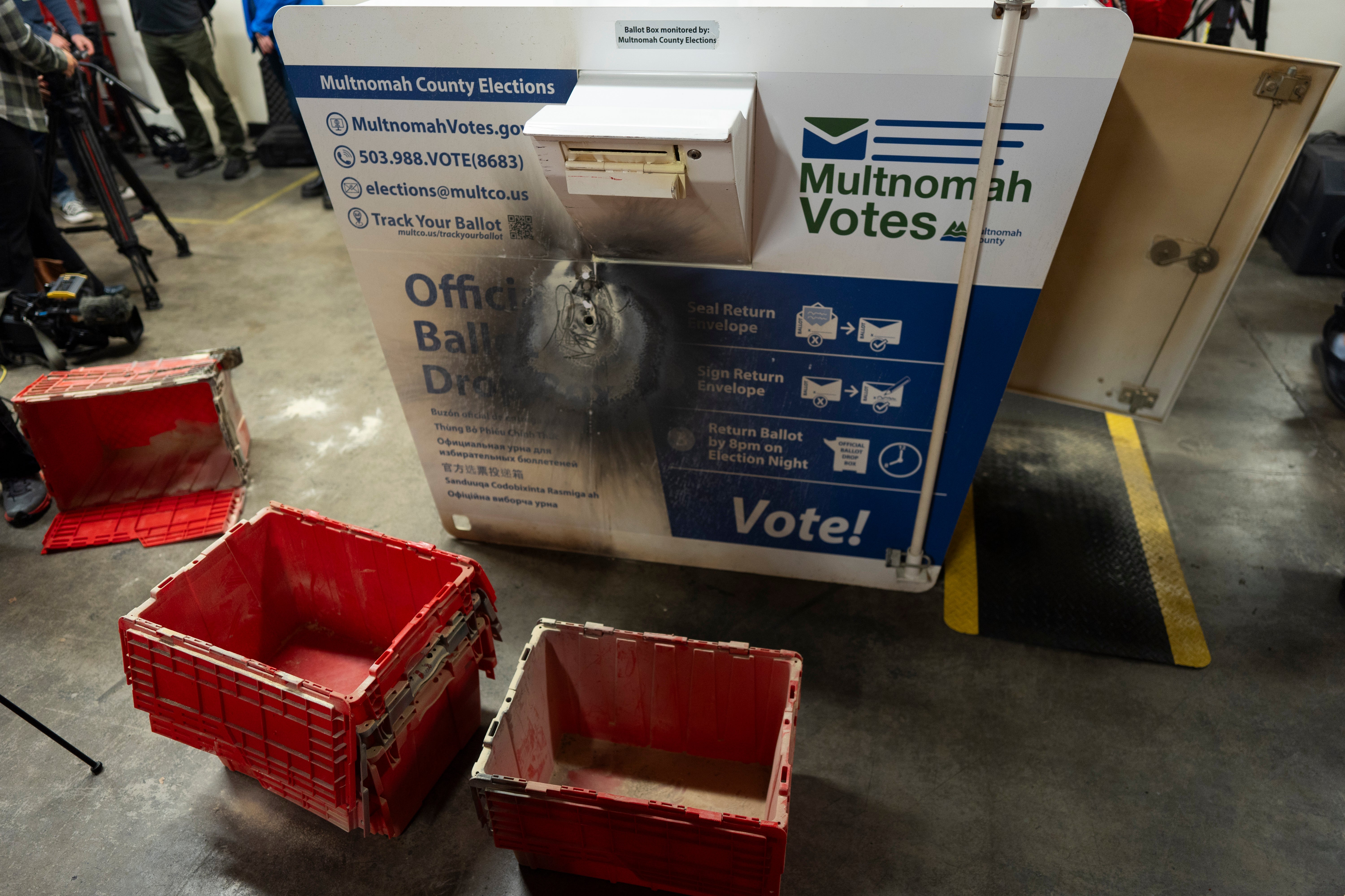 Ballot Box Fires Pacific Northwest