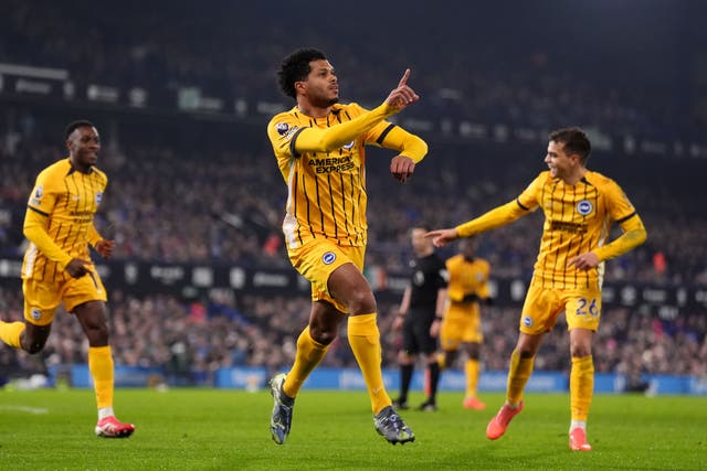 Georginio Rutter was on the scoresheet for Brighton (John Walton/PA)