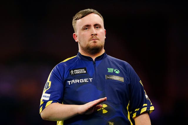 Luke Littler secured his first win since becoming world champion (Zac Goodwin/PA)