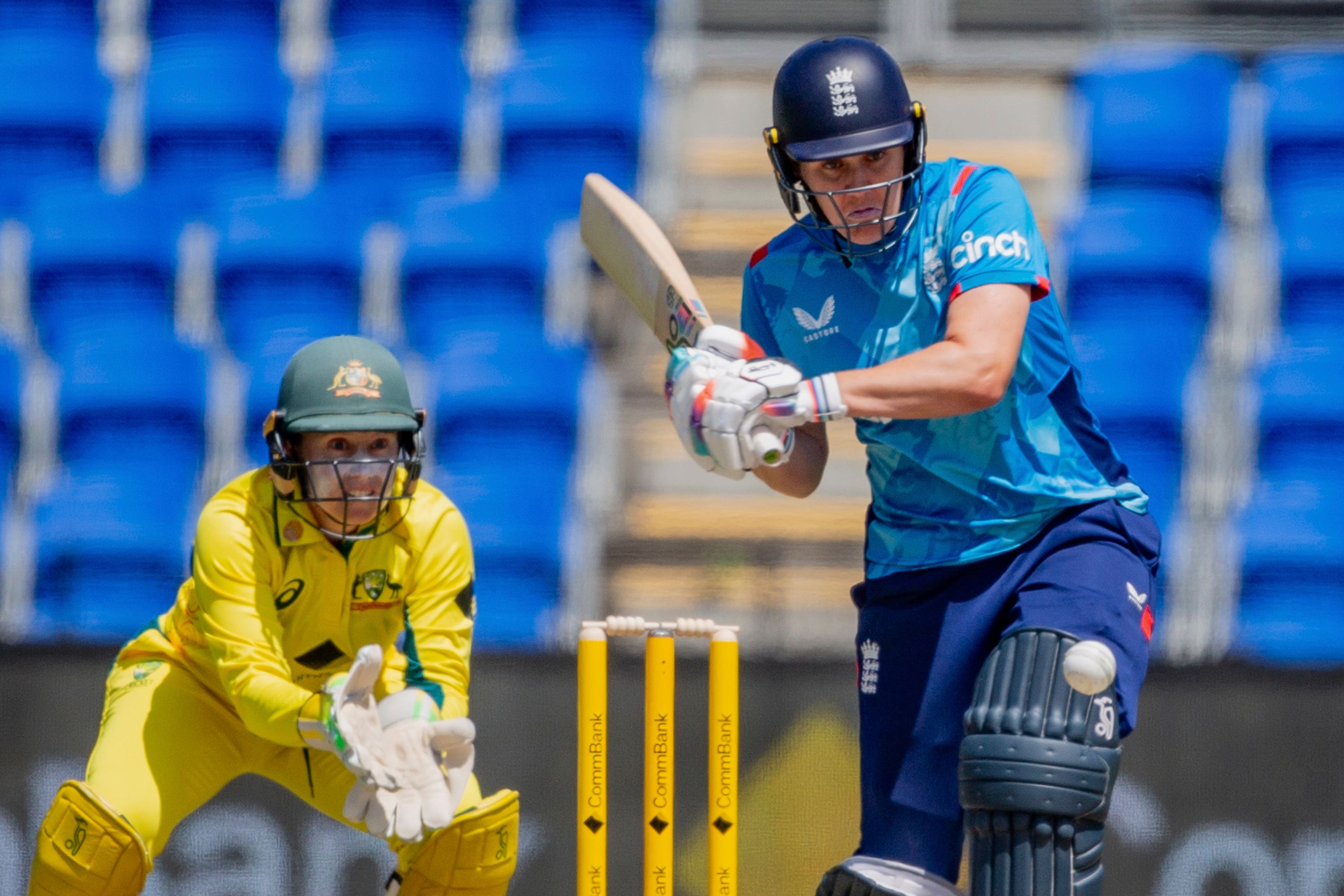 Nat Sciver-Brunt kept England’s hopes alive for a while but Australia’s class told